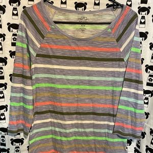 Striped Old Navy Long Sleeved Tee New